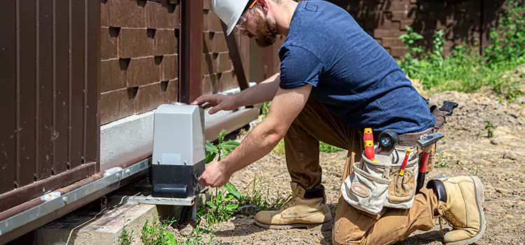 Electric Driveway Gate Installation Four Corners