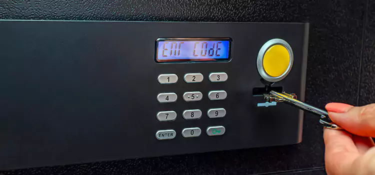 Electronic Keypad Deadbolt Installation Four Corners