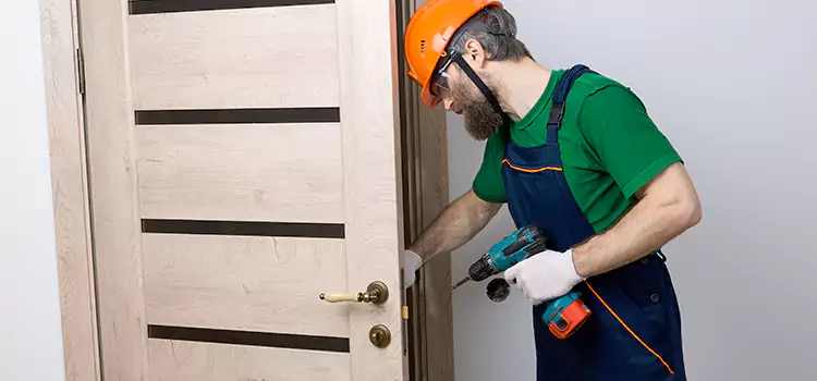 Replace Internal Door Handle with Lock Four Corners